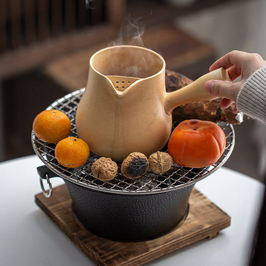 Ensemble de réchaud à thé multifonction en fonte