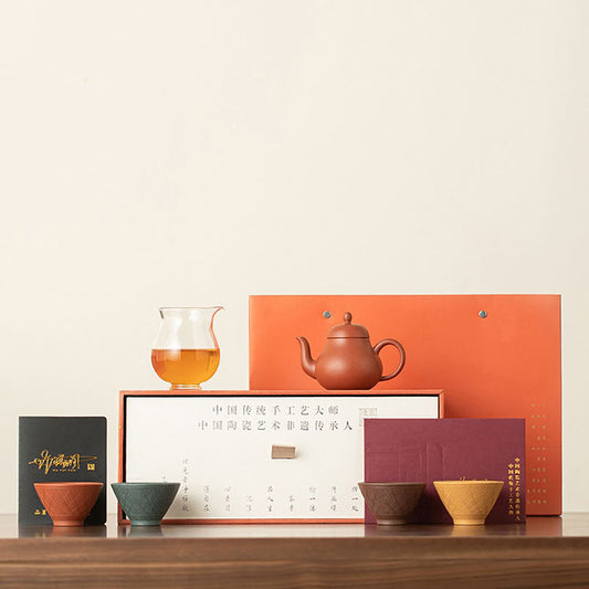 宜興紫砂四季茶器セット