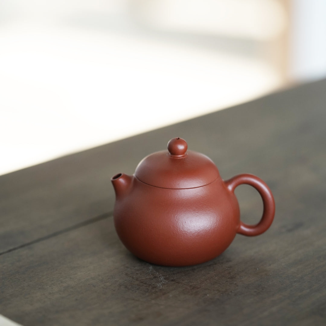 宜興　朱泥急須 文旦朱泥宜興急須 | 100ml 半手作り本格朱泥壺 – Jiangnan Sourcing