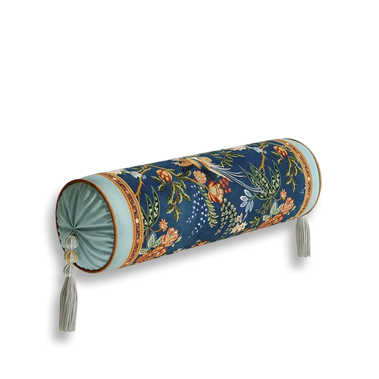 Chinoiserie Bird & Blossom Multi Shape Decorative Pillow for Sofa & Bed Decor