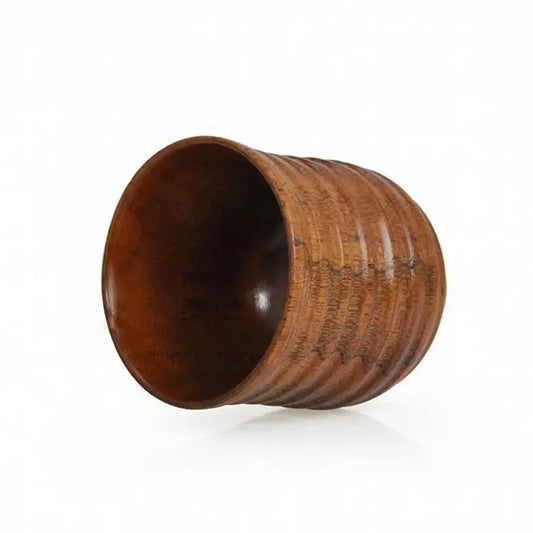 Moire Japanese Wooden Tea Cup (Set of 2)