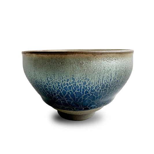 Tenmoku Tea Cup 'Dragon Scales' in Gift Box