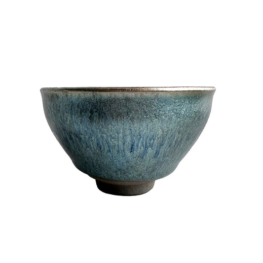 'Hundred Flowers' Shu Kou Tenmoku Tea Cup