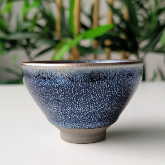 Tenmoku Bowl / Tea Cup 'Starry Night' in Gift Box