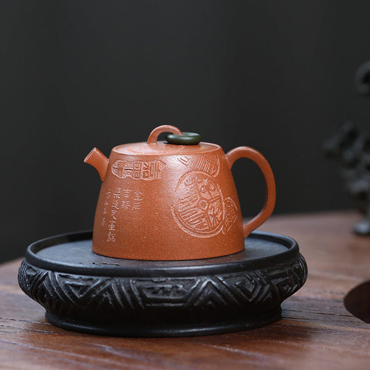Bamboo Leaf Guquan Yixing Teapot (140ml)
