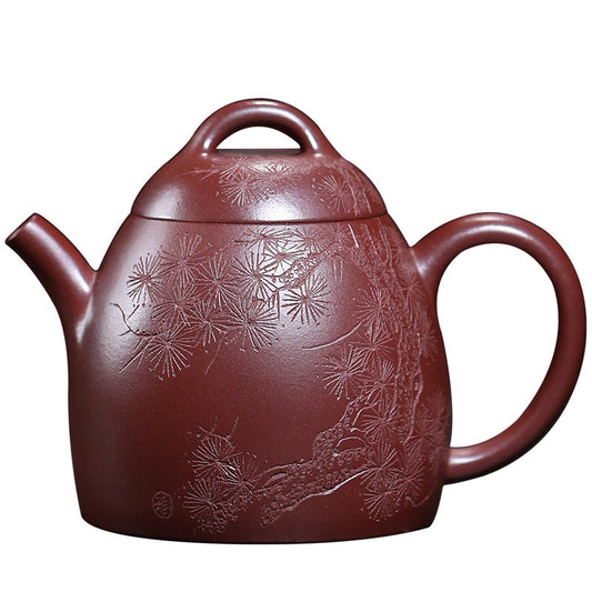 Qin Quan Shape Teapot Handmade Yixing Zisha Teapot by Fan Qinjun