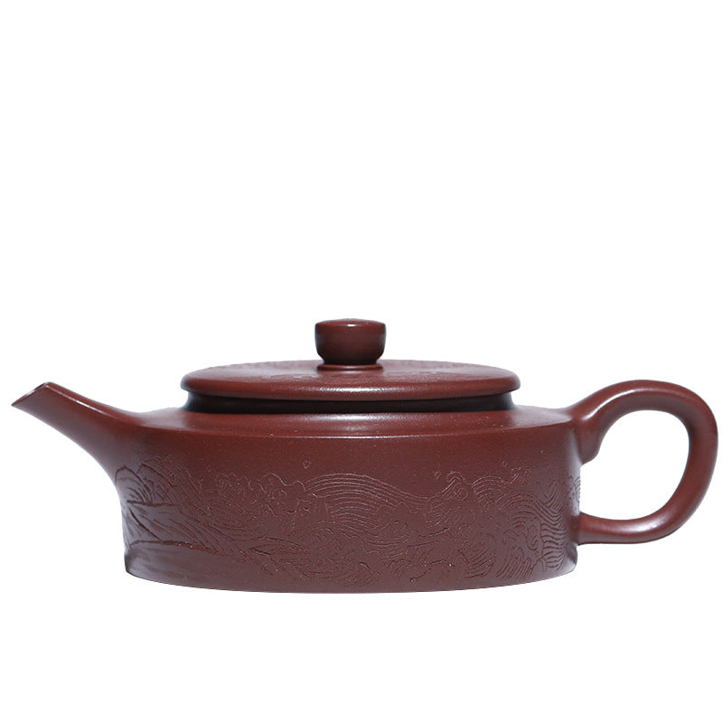 明式宜興紫砂急須 | 范勤君手作り | 190ml 紫砂壺 – Jiangnan Sourcing