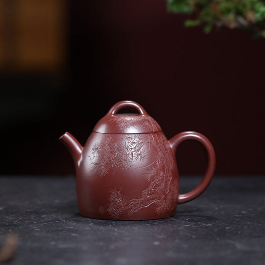 Qin Quan Shape Teapot Handmade Yixing Zisha Teapot by Fan Qinjun