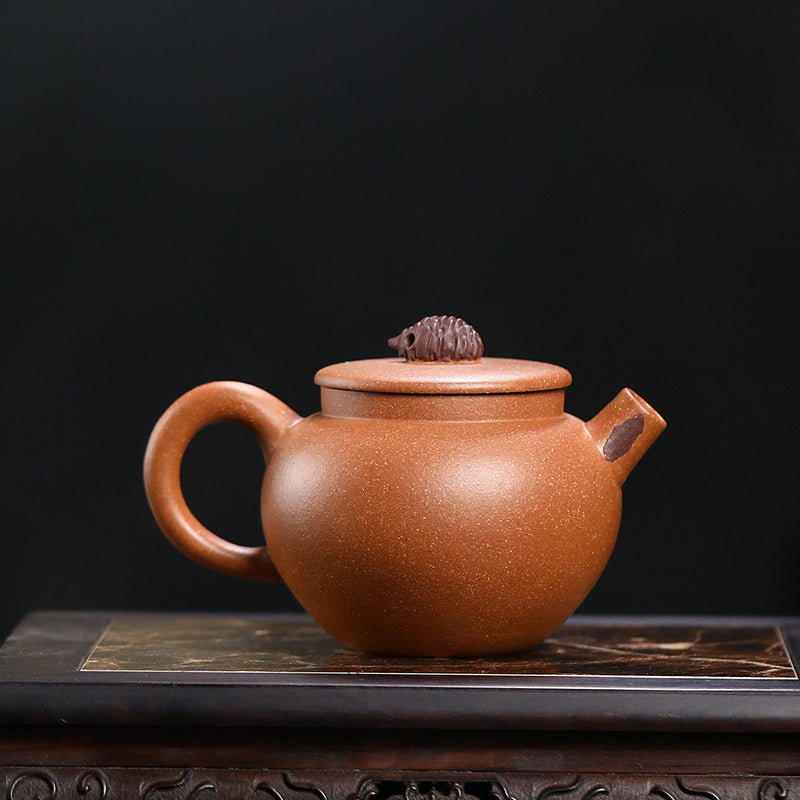 松果七彩段泥宜兴紫砂壶· 沈丹手工制作（160毫升） – Jiangnan Sourcing