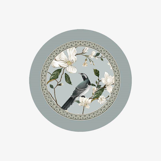 Chinoiserie Embroidery Coaster | Diatomite Absorbent Non-Slip Round Coaster