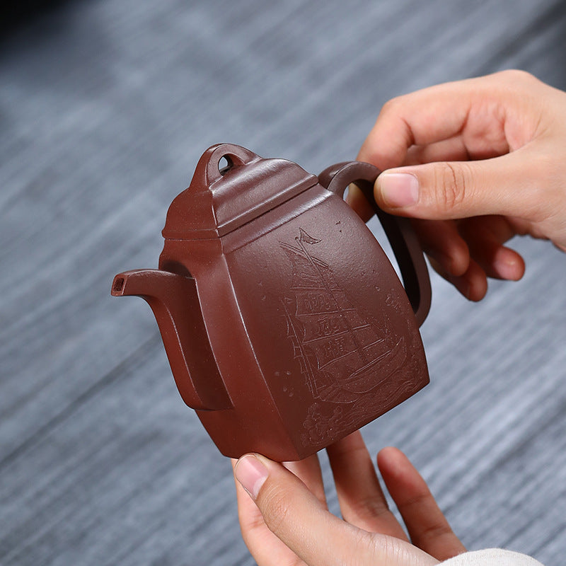 Ride-the-Wave Han Square Teapot – Jiangnan Sourcing