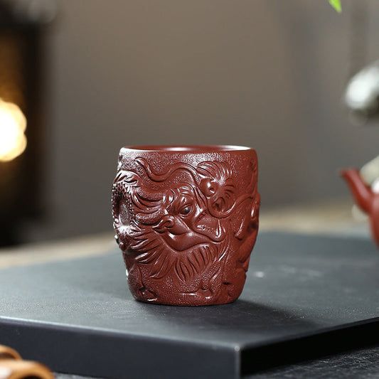 Dragon Realm – Handmade Yixing Zisha Master Cup (160ml)