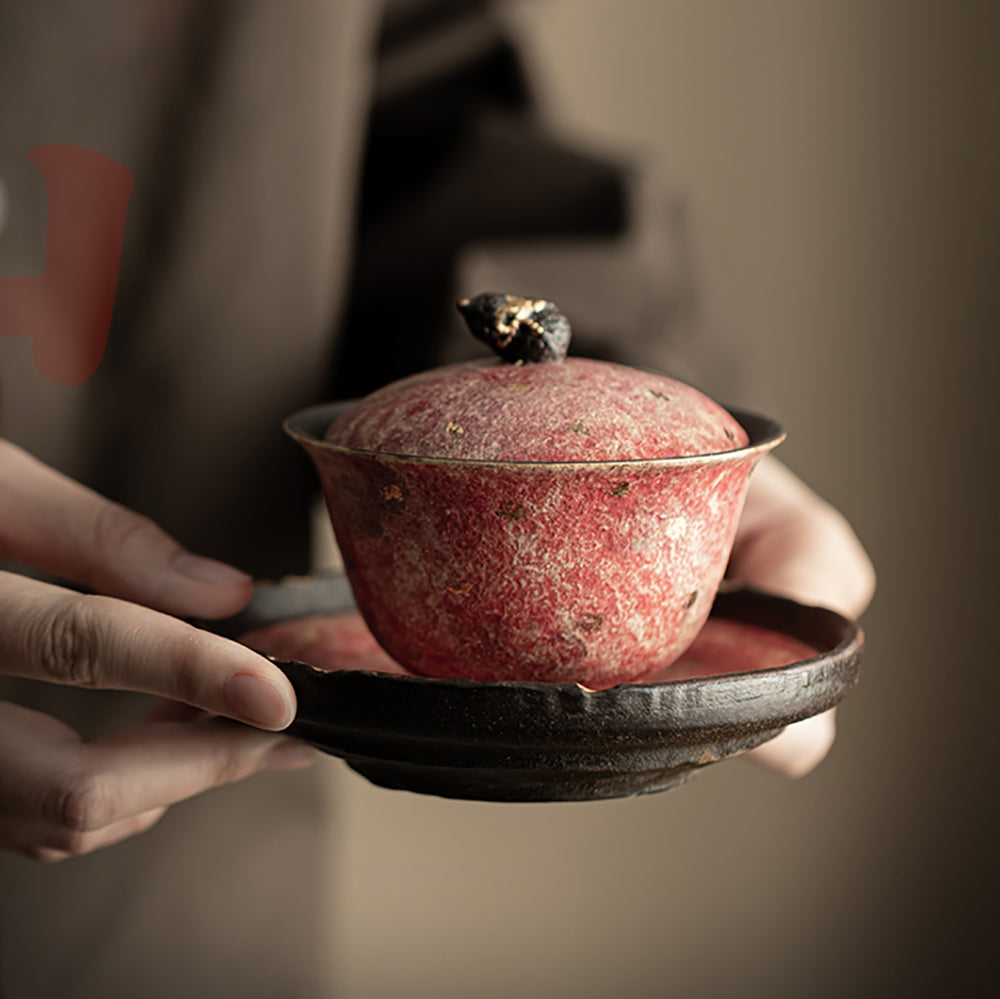 분홍색 암석 도기 개완 – Jiangnan Sourcing