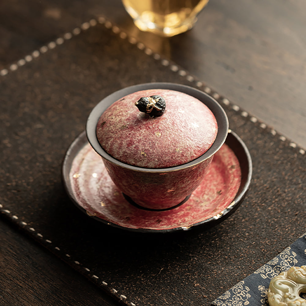 분홍색 암석 도기 개완 – Jiangnan Sourcing