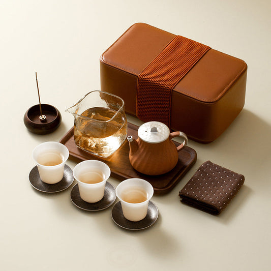 Pottery & Ceramic Travel Tea Set