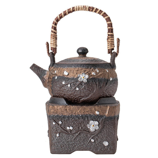 梅花岩泥茶壶保温器