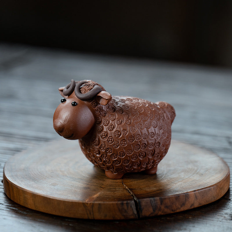 茶寵 宜興泥製ヒツジの茶寵 – Jiangnan Sourcing