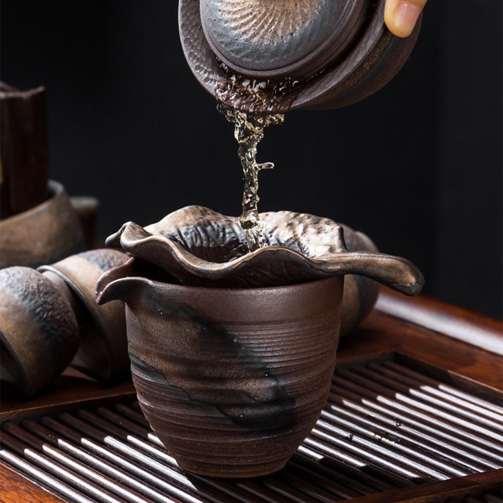 陶器侘び寂び工夫茶器セット – Jiangnan Sourcing