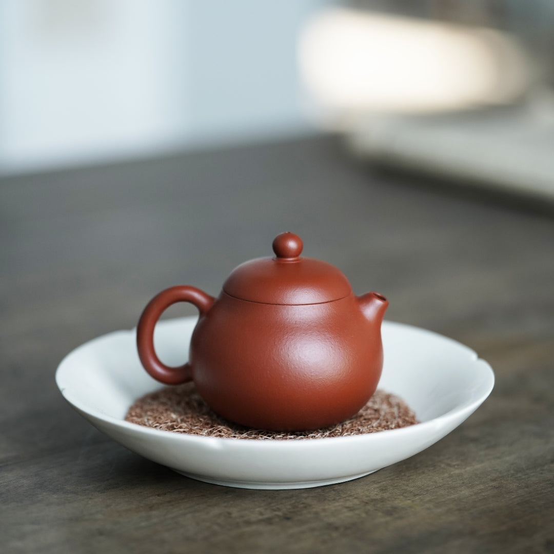 宜興　朱泥急須 文旦朱泥宜興急須 | 100ml 半手作り本格朱泥壺 – Jiangnan Sourcing