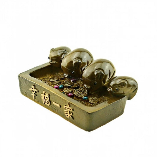 Color-Changing Golden Pig Tea Pet – Traditional Chinese Gongfu Tea Accessory