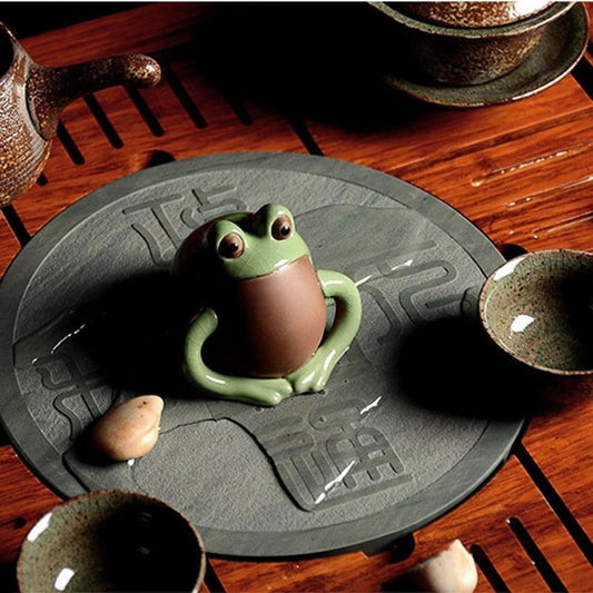 Ge Kiln And Clay Frog Tea Pet