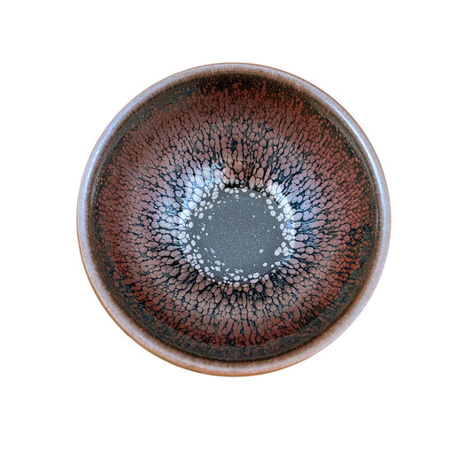 'Pink Space' Tenmoku Tea Cup