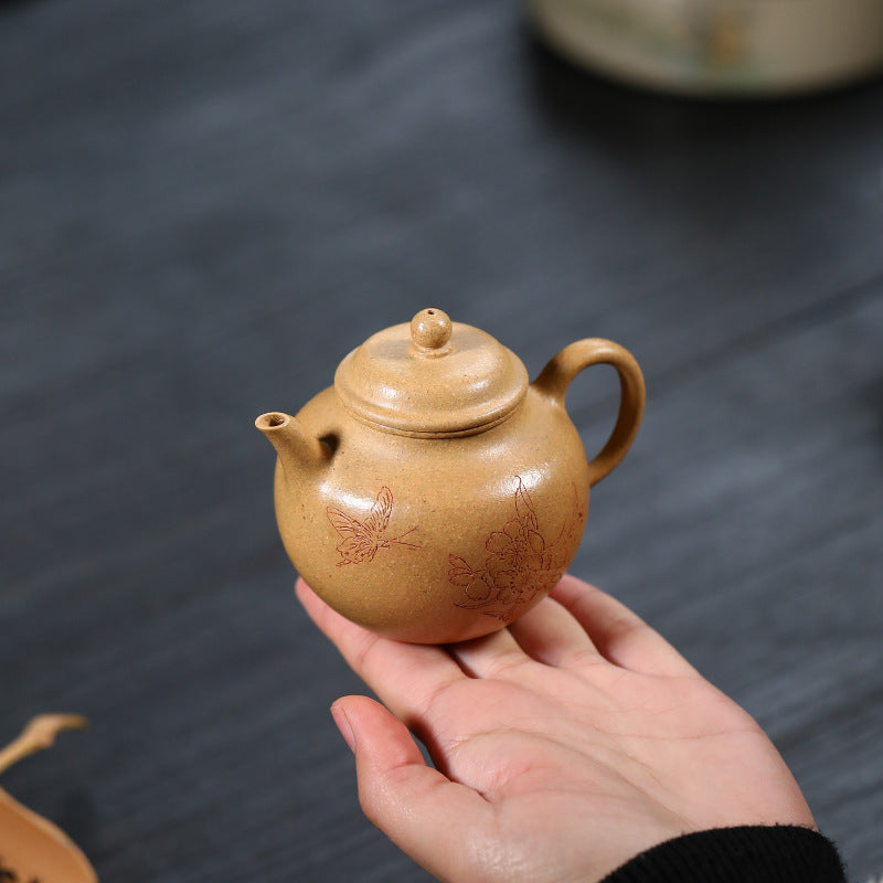 蝶花・端泥宜興急須（手作り、140ml） – Jiangnan Sourcing