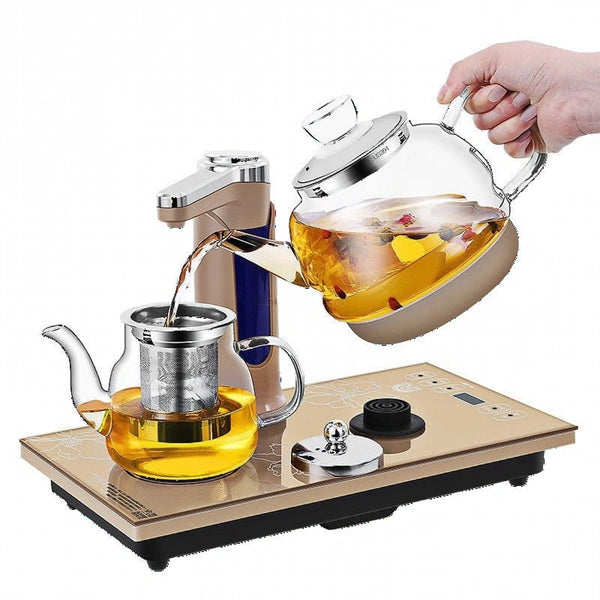 Glass Teapots With Golden Induction Cooker – Jiangnan Sourcing