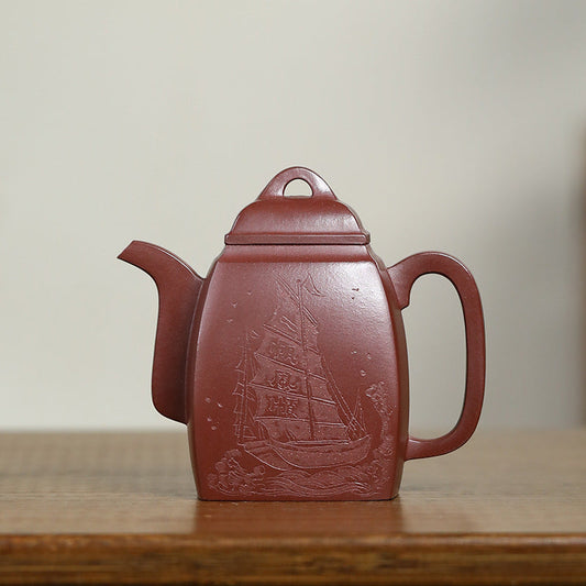 Ride-the-Wave Han Square Teapot