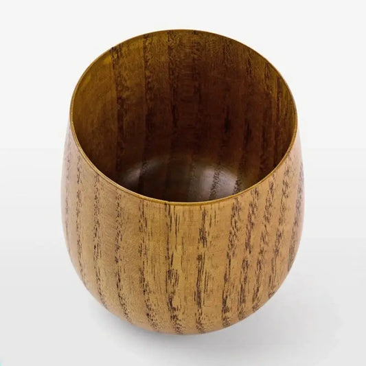 Japanese Style Wooden Tea Cup (Set of 2)