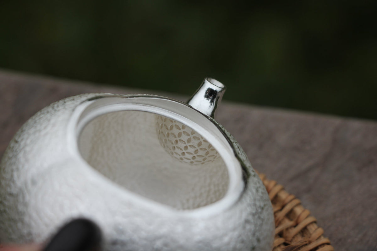 Pure Silver 999 "Persimmon" Gongfu Teapot (150ml) – Jiangnan Sourcing