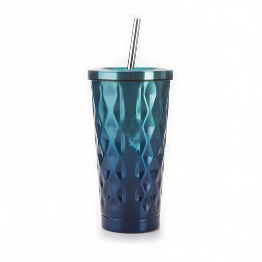 Stainless Steel Cup With Straw