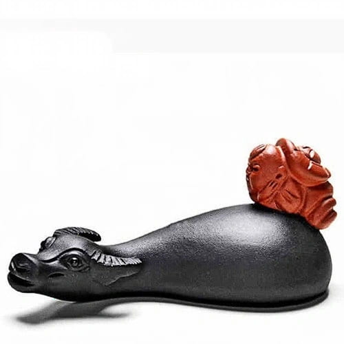 Yixing Clay Cow & Boy Tea Pet