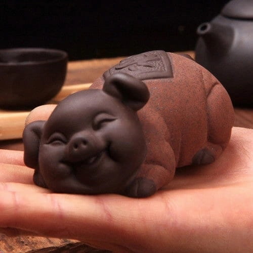Cute Pig-shaped Tea Pet