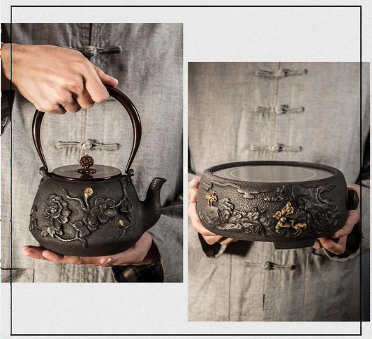Magnolia Cast Iron Teapot With Induction Cooker