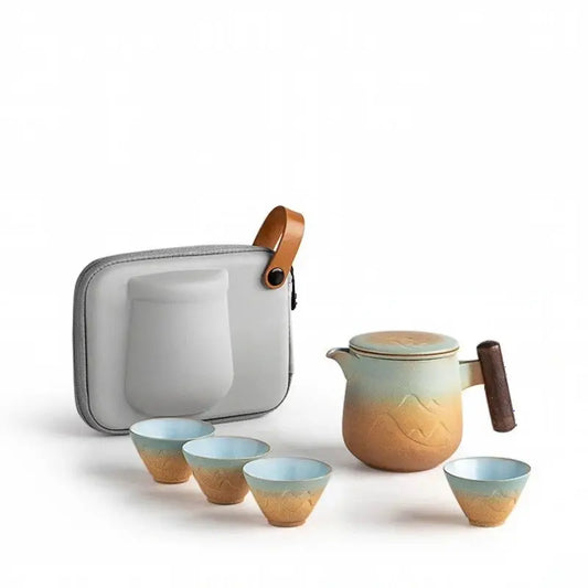 Japanese Style Mountain Travel Tea Set
