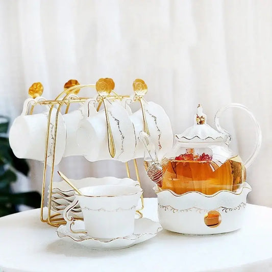 British Afternoon Tea Set With Warmer